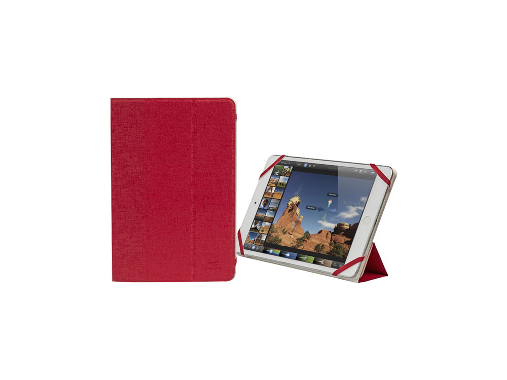 Универсальный чехол 3122 для планшетов 7-8, красный-белый-0