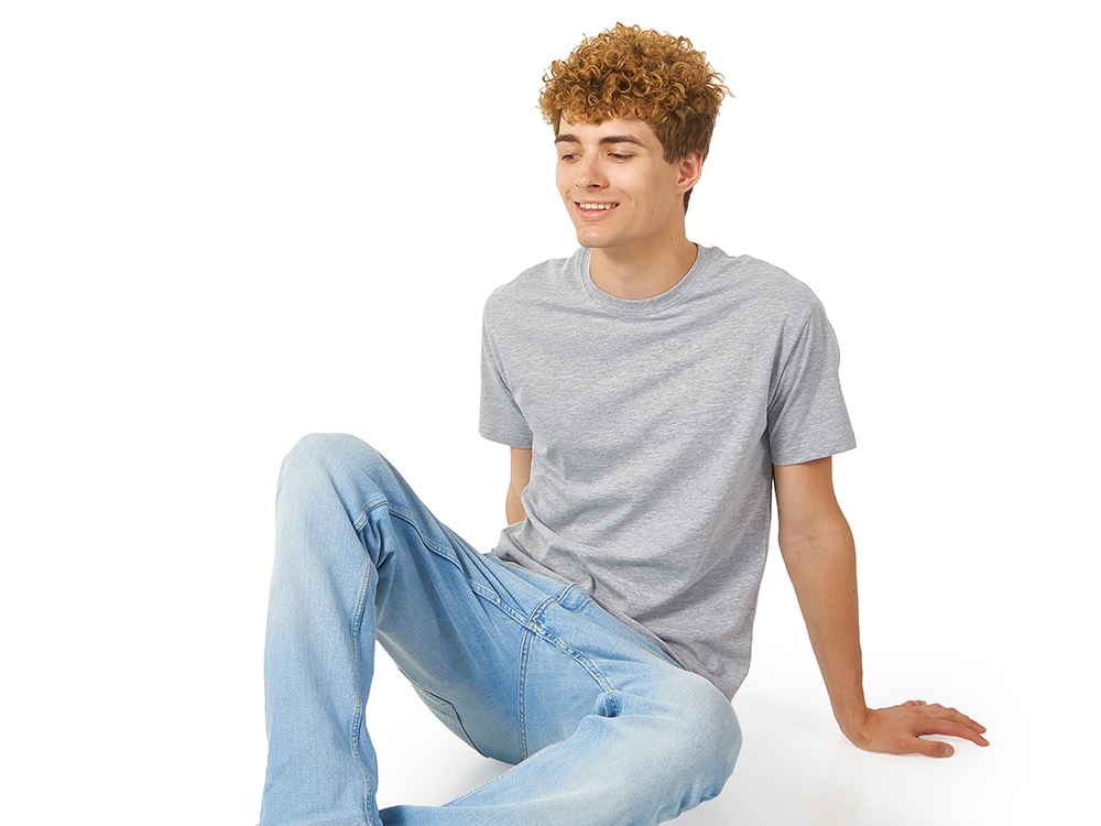 Футболка Heavy Super Club мужская, пепельно-серый-1