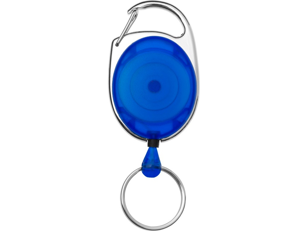 Брелок с ретрактором Demos, синий-1