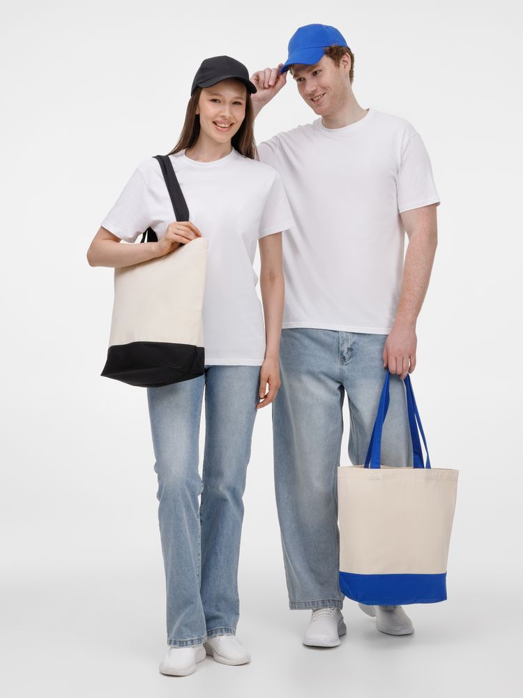 Холщовая сумка Shopaholic, черная-2