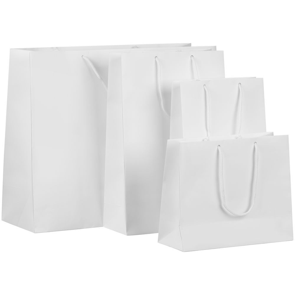 Пакет бумажный с ламинацией Lami Tote L, белый-2