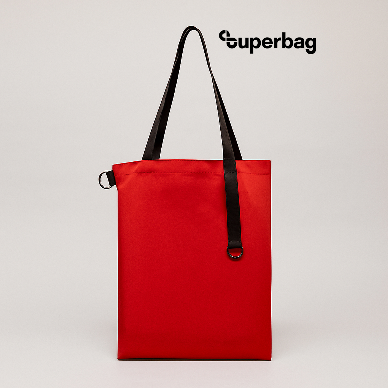 Шоппер Superbag Big (красный с черным)-0