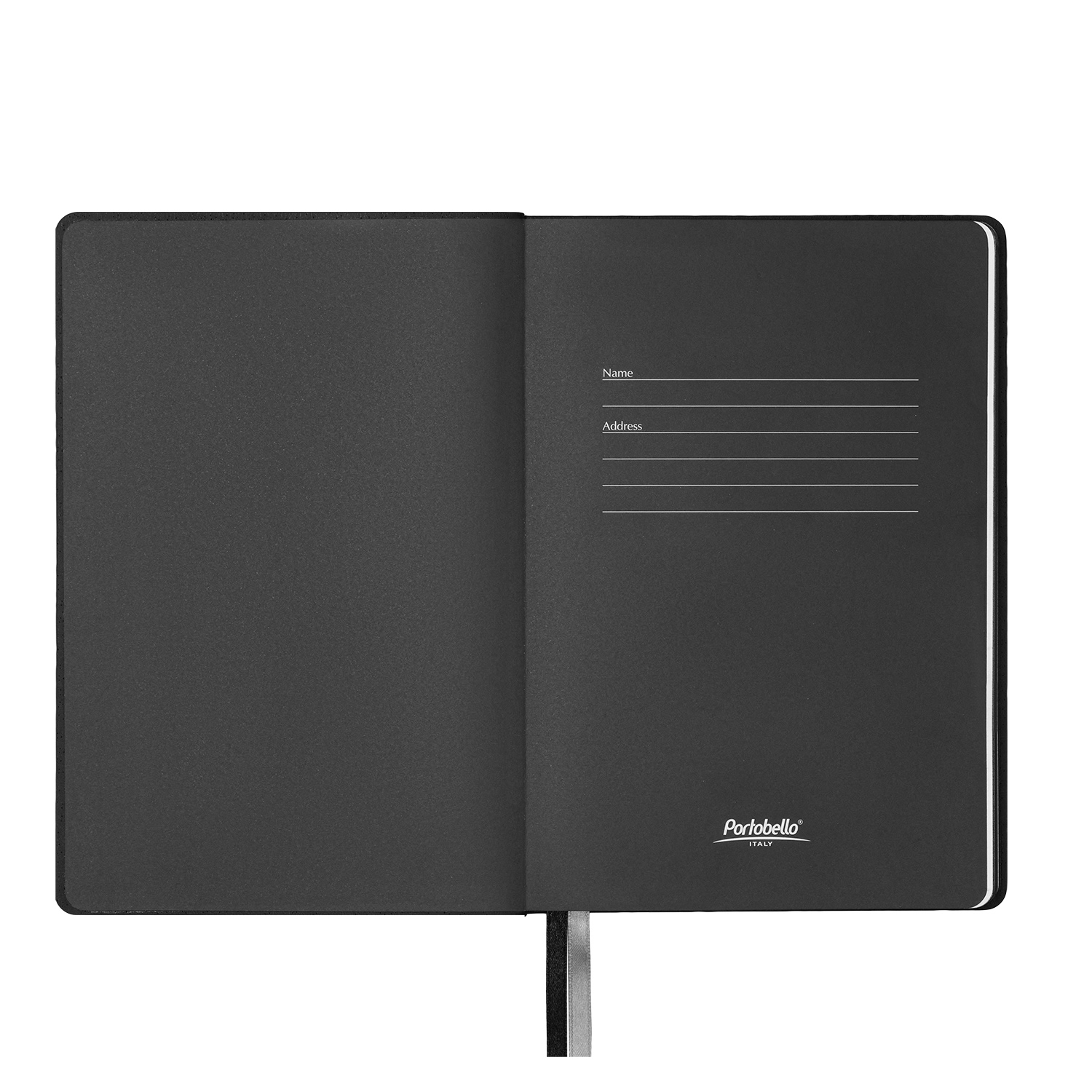 Ежедневник Мун Ривер (Moon River) недатированный, черный (без упаковки, без стикера)-4