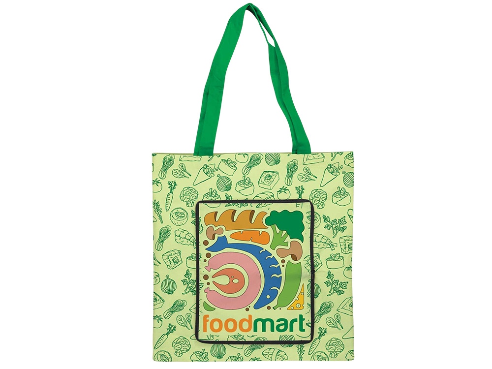 Складная сумка для шопинга с возможностью полноцветной печати-2