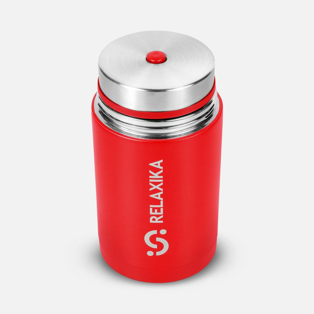 Термос для еды Relaxika 1000, красный-1