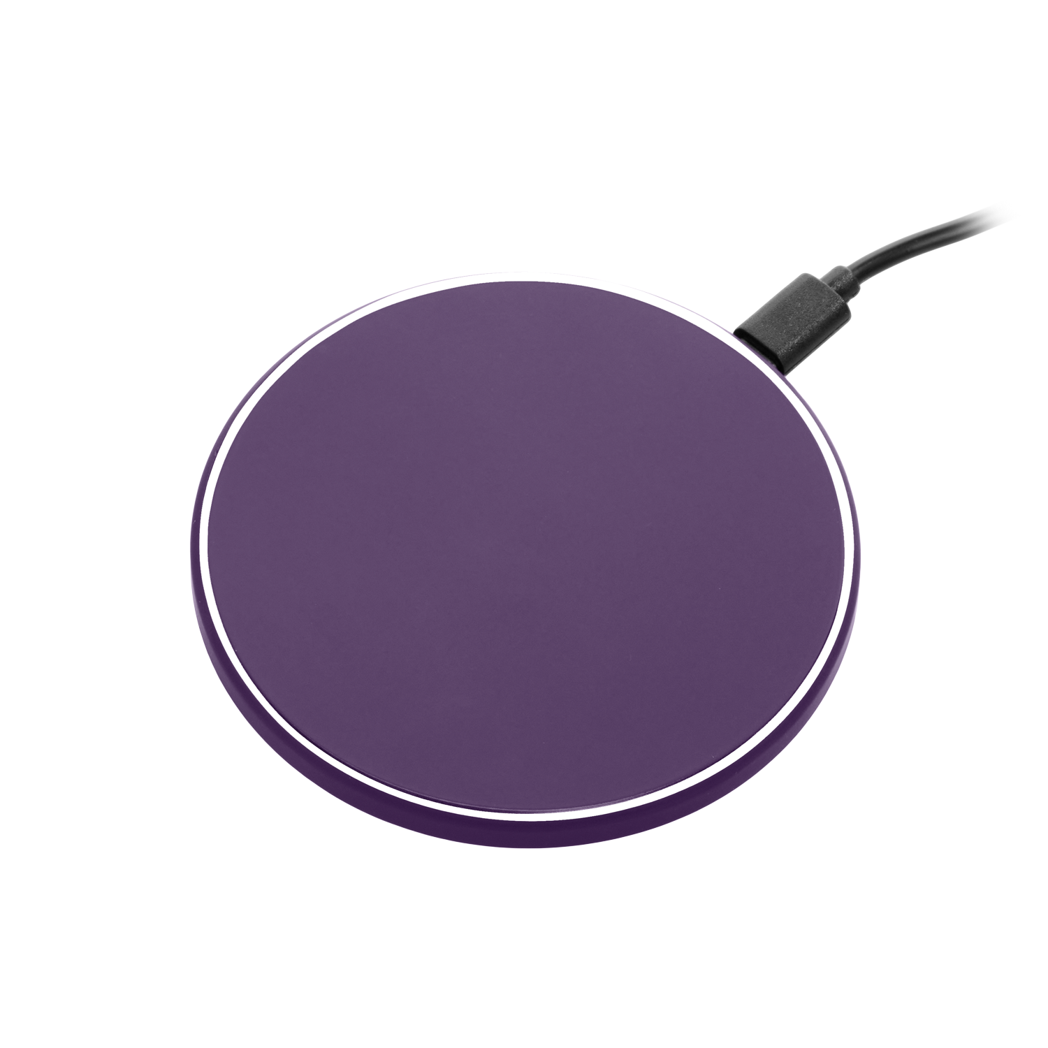Беспроводное зарядное устройство с подсветкой 15W Auris, фиолетовое-0