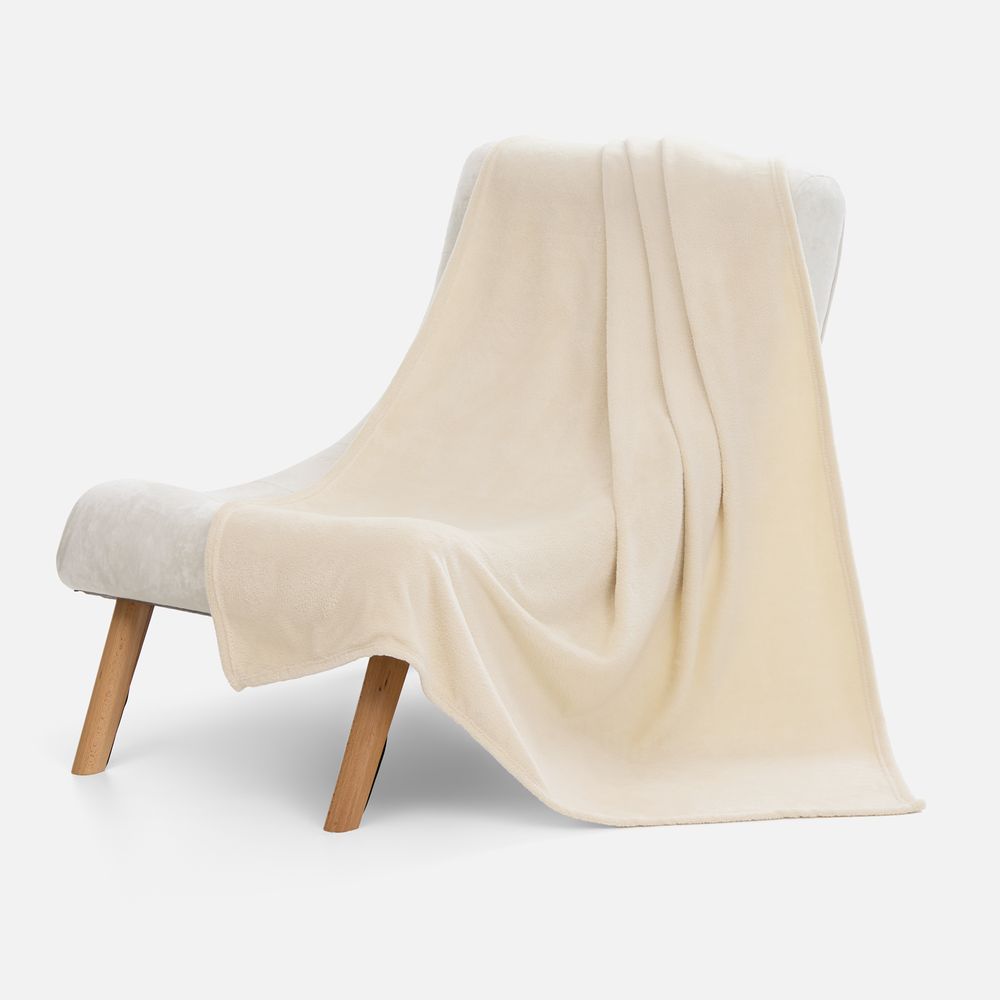 Плед Plush, бежевый-3