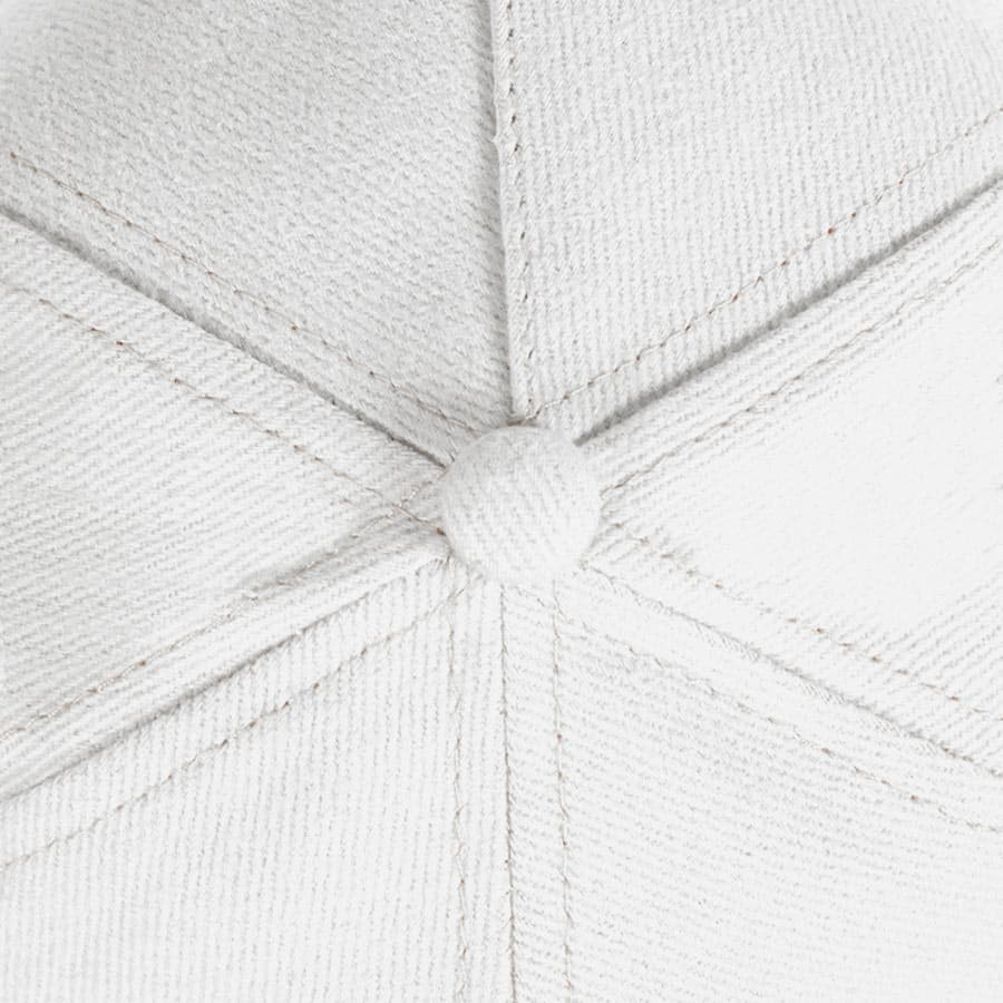 Бейсболка OPTIMA S, 5 клиньев, металлическая застежка, белый-5