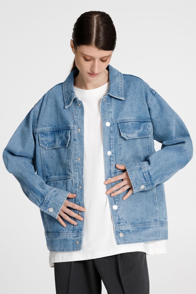 Куртка джинсовая O2, голубая-1