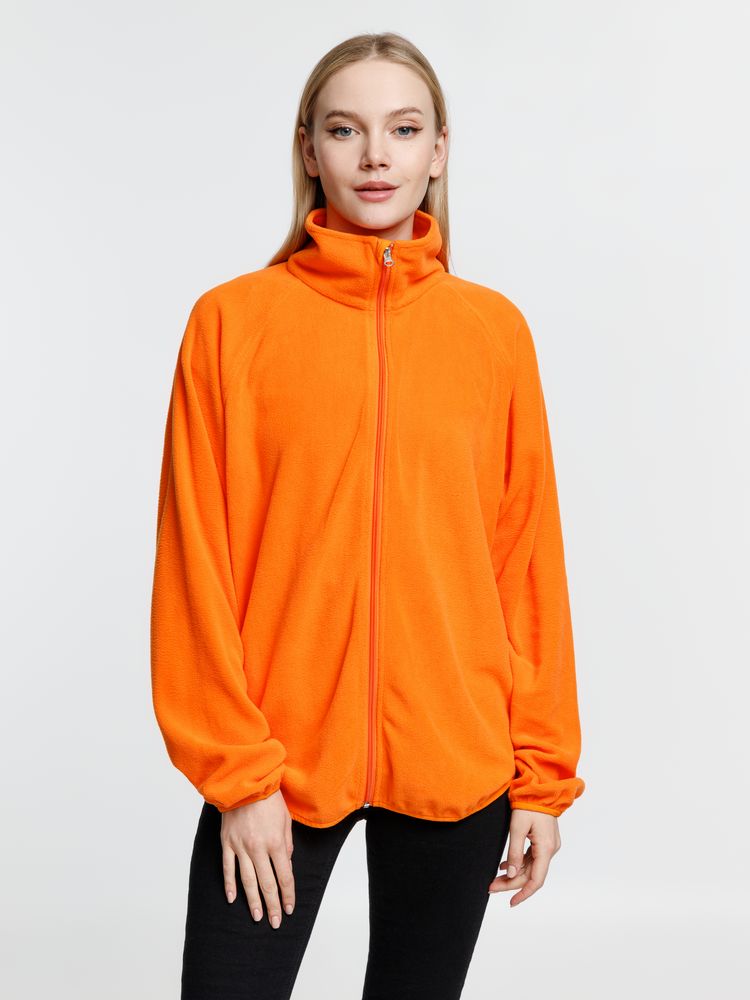 Куртка флисовая унисекс Fliska, оранжевая-5