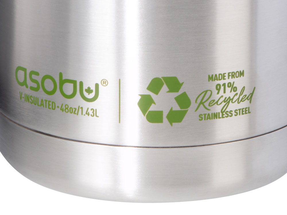 Вакуумный термос Canyon Jug из переработанной стали, серебристый, 1430 мл-11