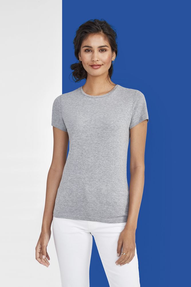 Футболка женская Miss 150, серый меланж-5