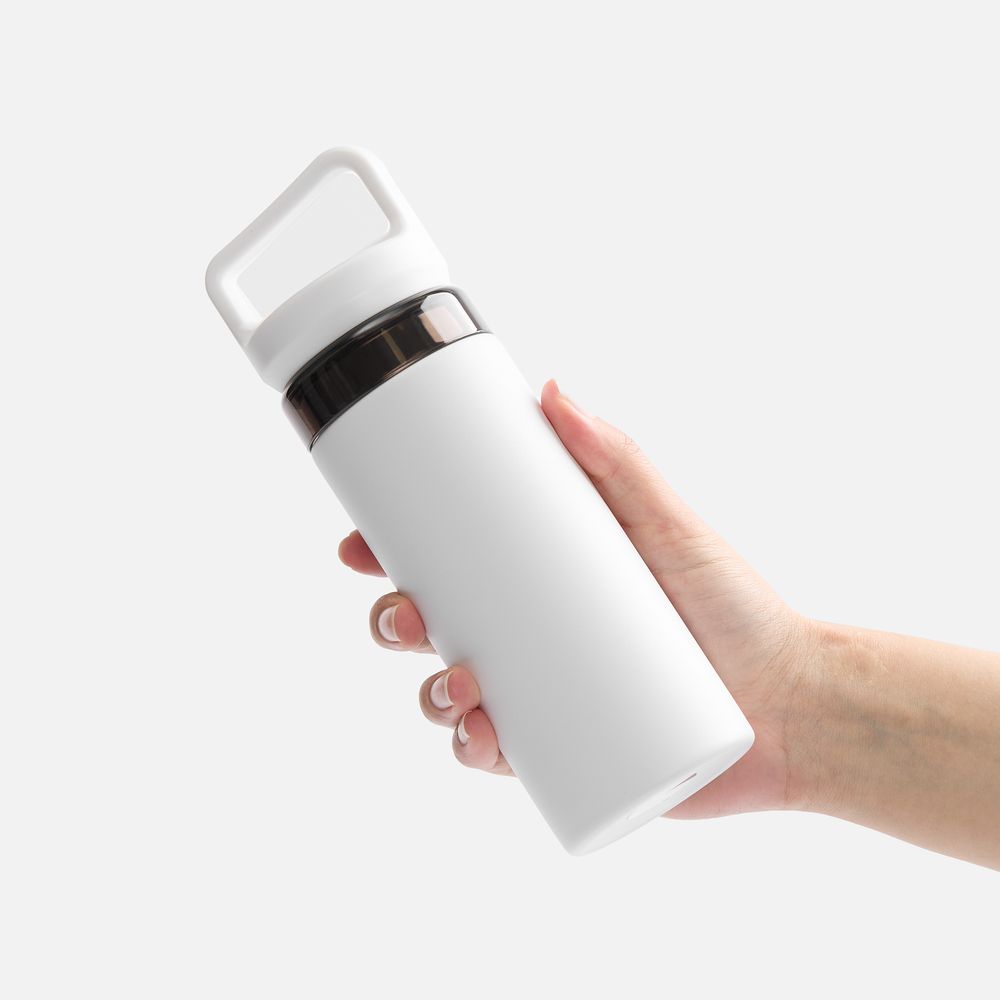 Термостакан Leval с ситечком, белый-1