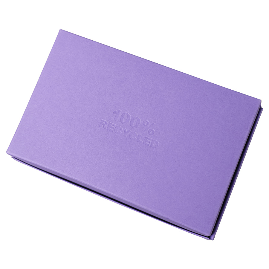 Коробка картонная, "COLOR" 11,5*6*17 см; фиолетовый, фиолетовый-3