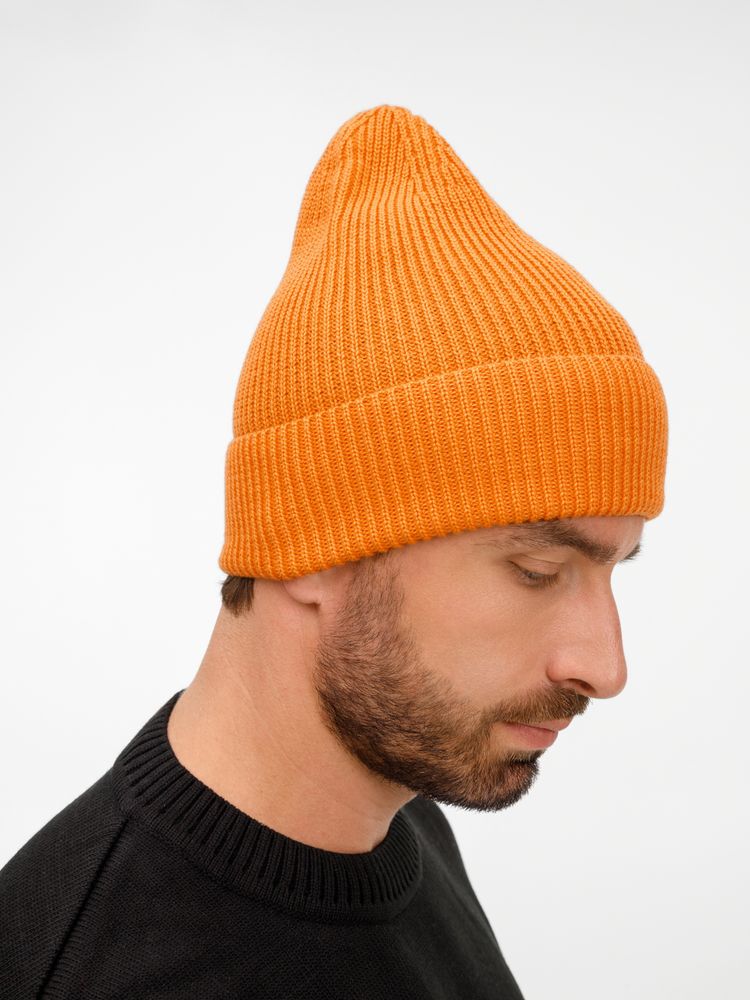 Шапка Nobilis Mono, оранжевая (абрикос)-5