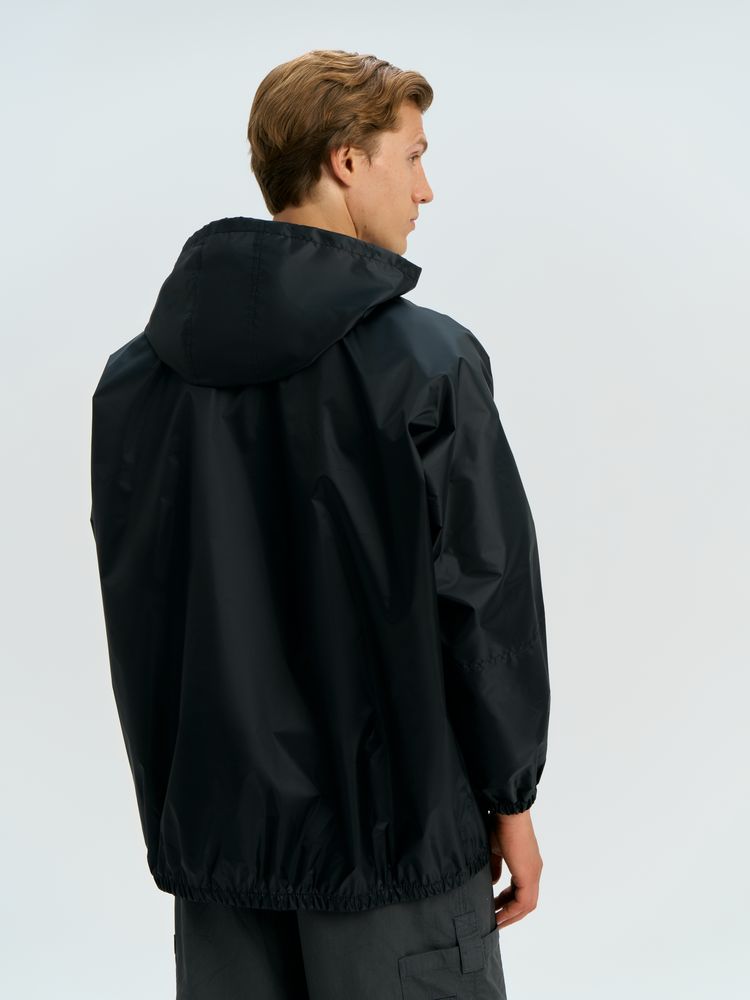 Дождевик-анорак Alatau, укороченный, черный, единый размер-3