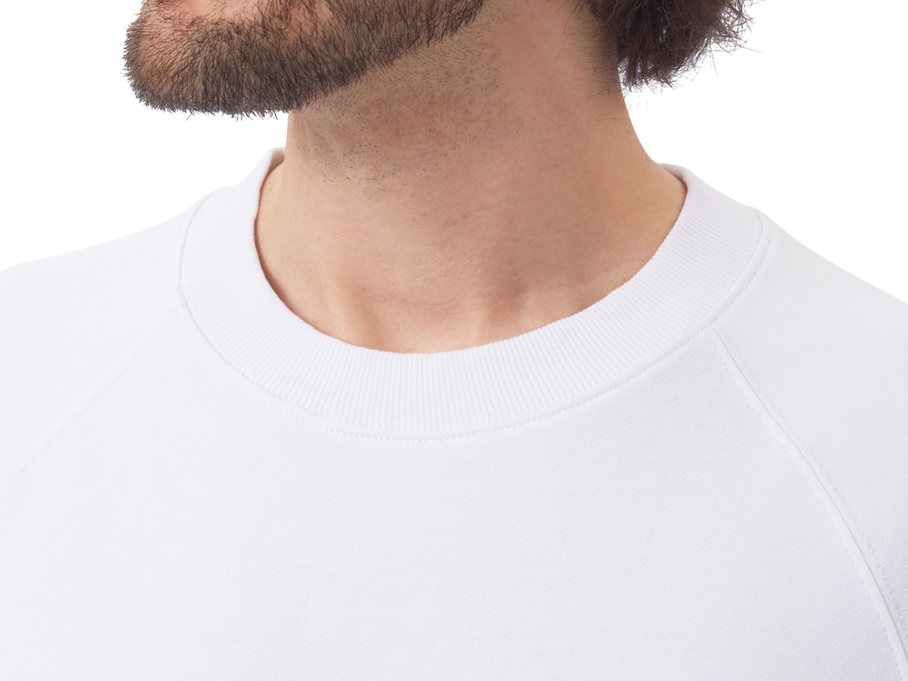 Свитшот оверсайз с рукавом реглан Belgrade, унисекс, белый-8