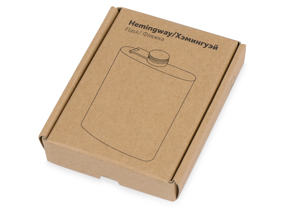 Фляжка 198 мл Hemingway, серебристый-3