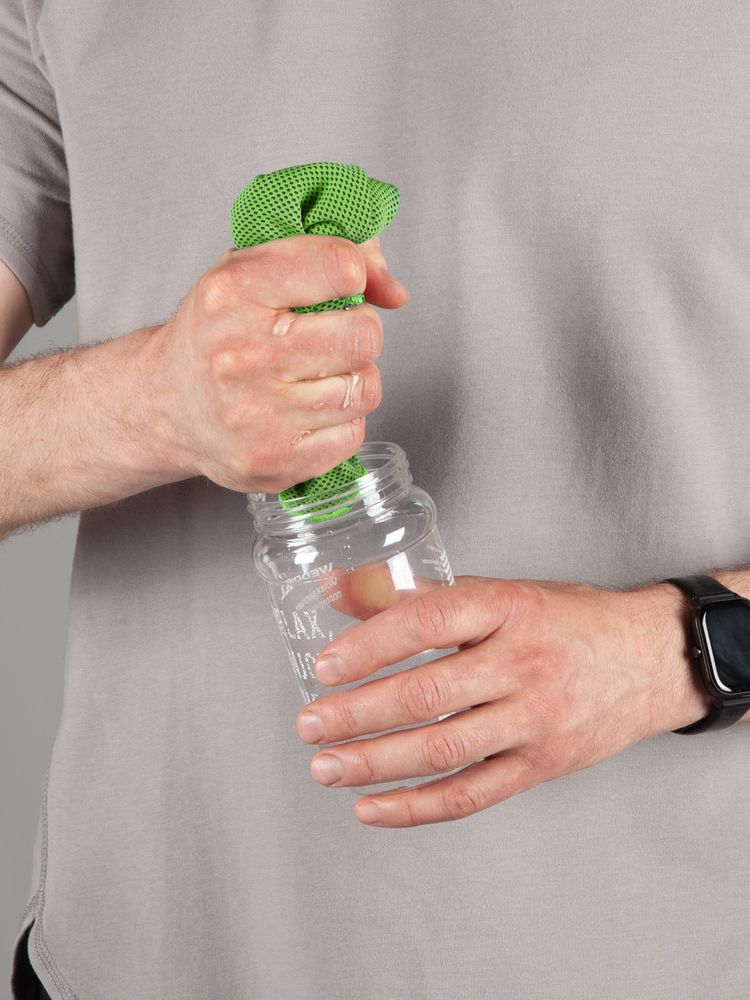 Охлаждающее полотенце Weddell, зеленое-3