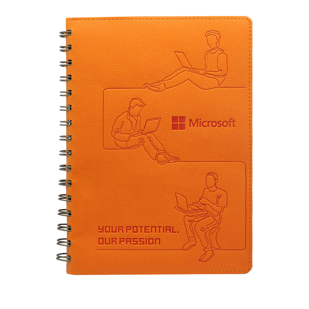 Ежедневник Vista недатированный, оранжевый/коричневый-13