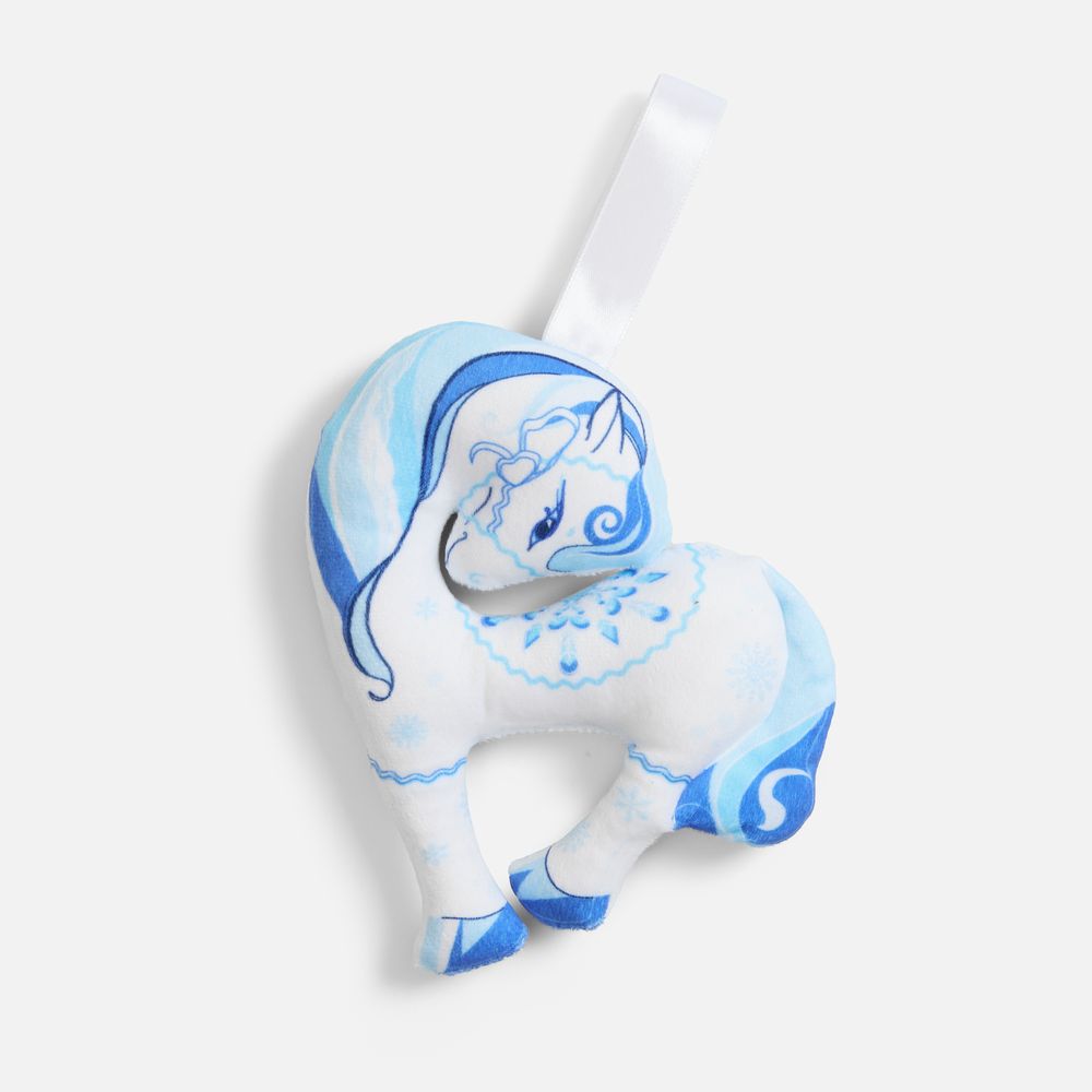 Мягкая игрушка — подвеска «Снежка»-0