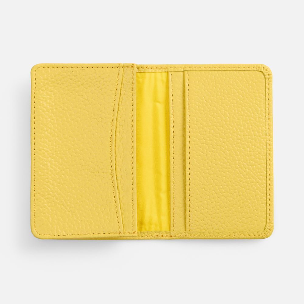 Футляр для визиток Unison, желтый-2