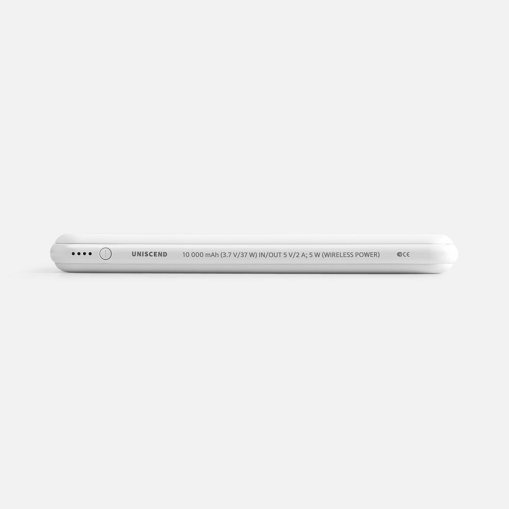 Аккумулятор с беспроводной зарядкой All Day Wireless, 10000 мАч, белый-3