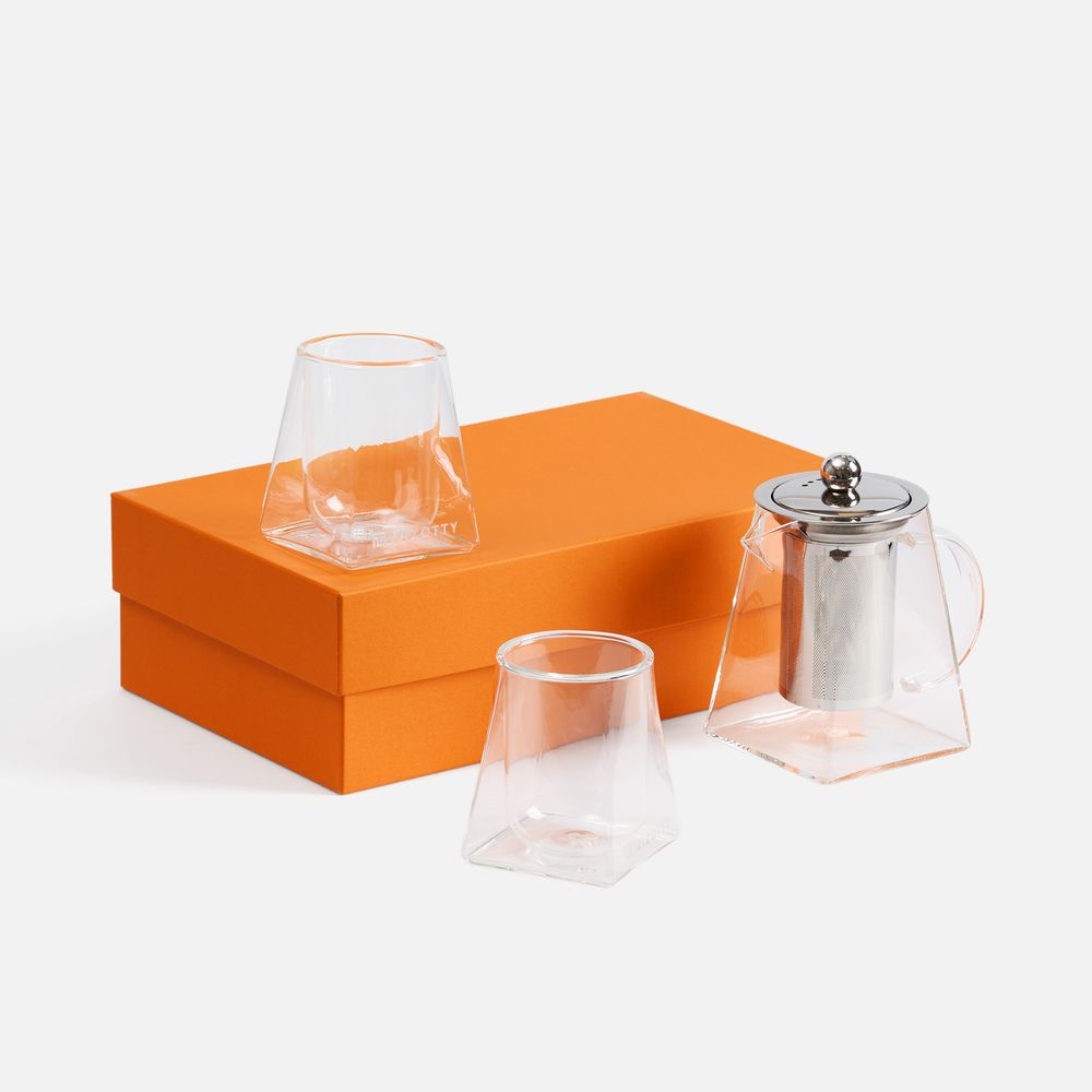 Чайный набор Quadroni в оранжевой коробке-1