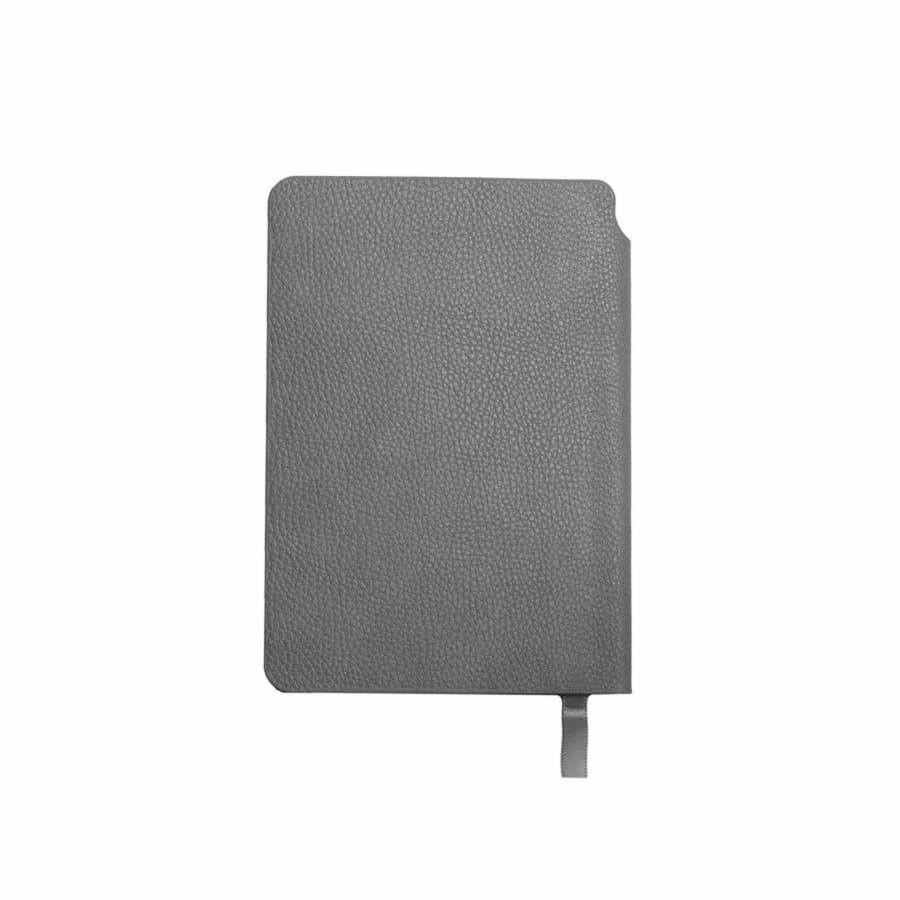 Ежедневник недатированный SALLY, A6, серый, кремовый блок в линейку, серый-6