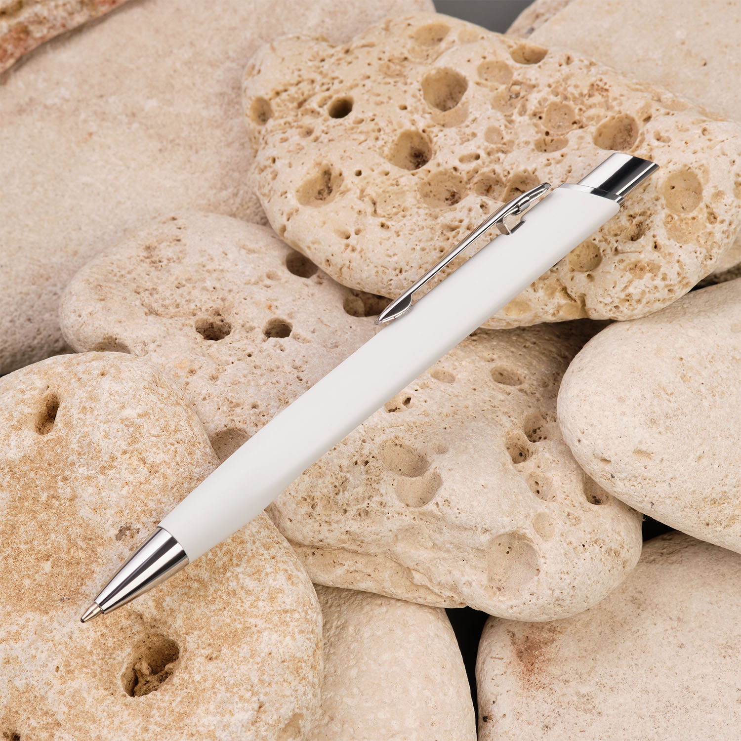 Шариковая ручка Pyramid NEO, белая-5