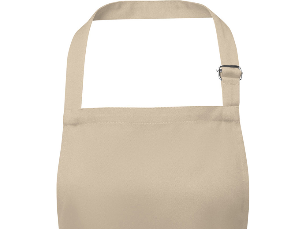 Фартук Andrea плотностью 240 г/м² с регулируемой завязкой на шее - Oatmeal-2
