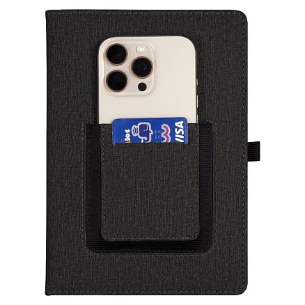 Ежедневник Smart Wallet Cambric A5, Чёрный-1