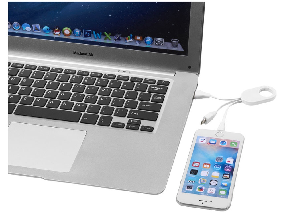 Кабель для зарядки 3-в-1, белый-2