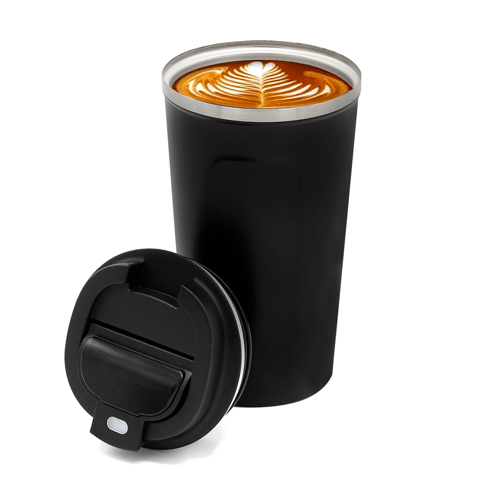 Термокружка Andy с дисплеем, Черный-2