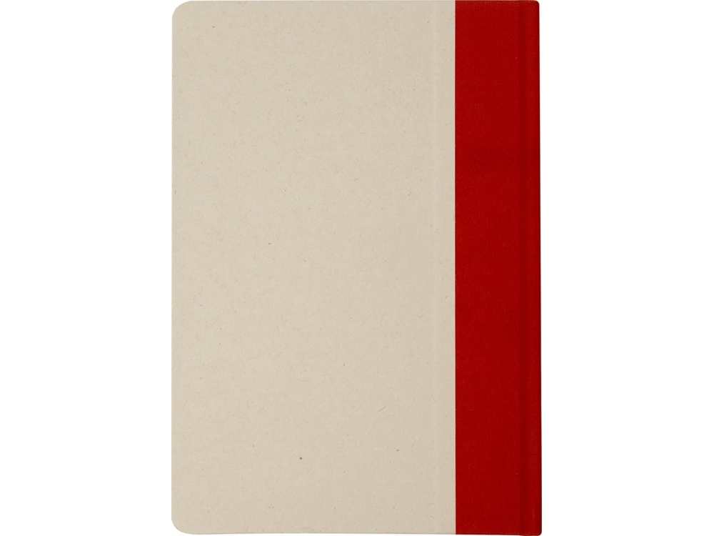 Liliana блокнот формата А5 в твердой обложке из пластика из сахарного тростника - красный кирпичный-2