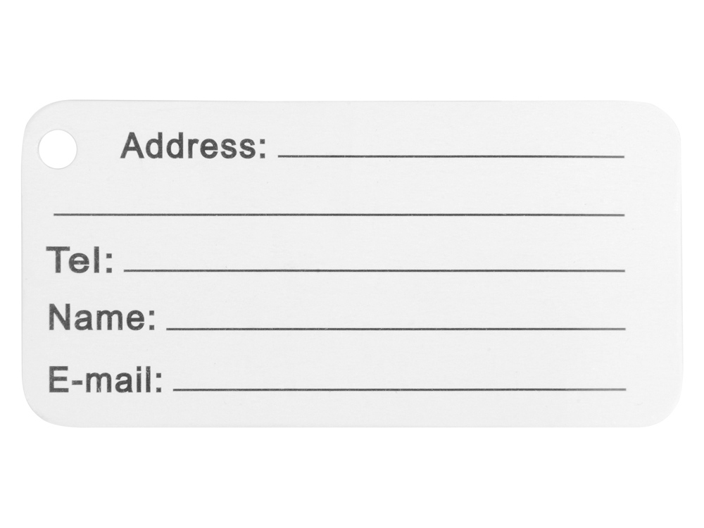 Бирка для багажа Discovery, черный-4