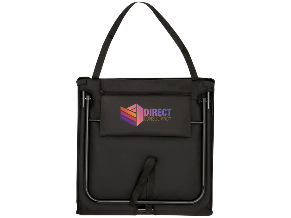 Пляжный шезлонг Serene - сплошной черный-4