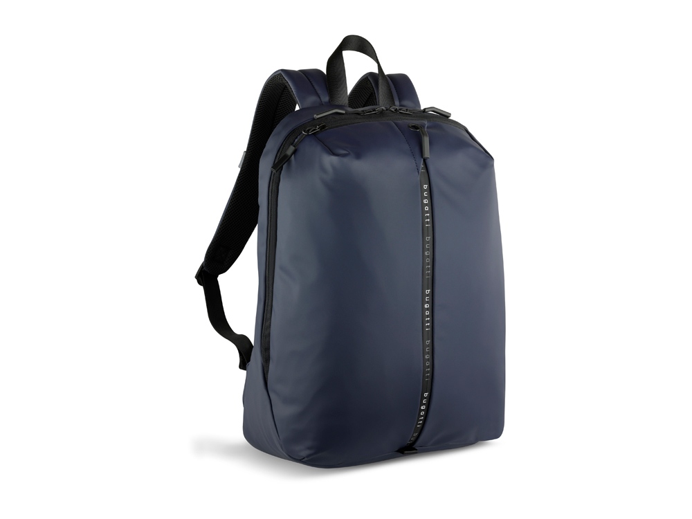 Рюкзак BUGATTI Blanc 15'', синий, тарпаулин/полиэстер, 32х15,5х45 см-0