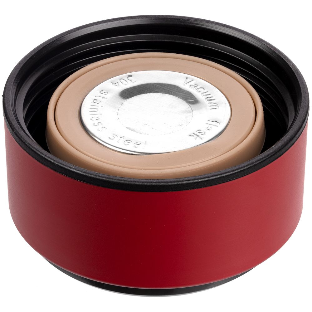 Смарт-бутылка с заменяемой батарейкой Long Therm, красная-3