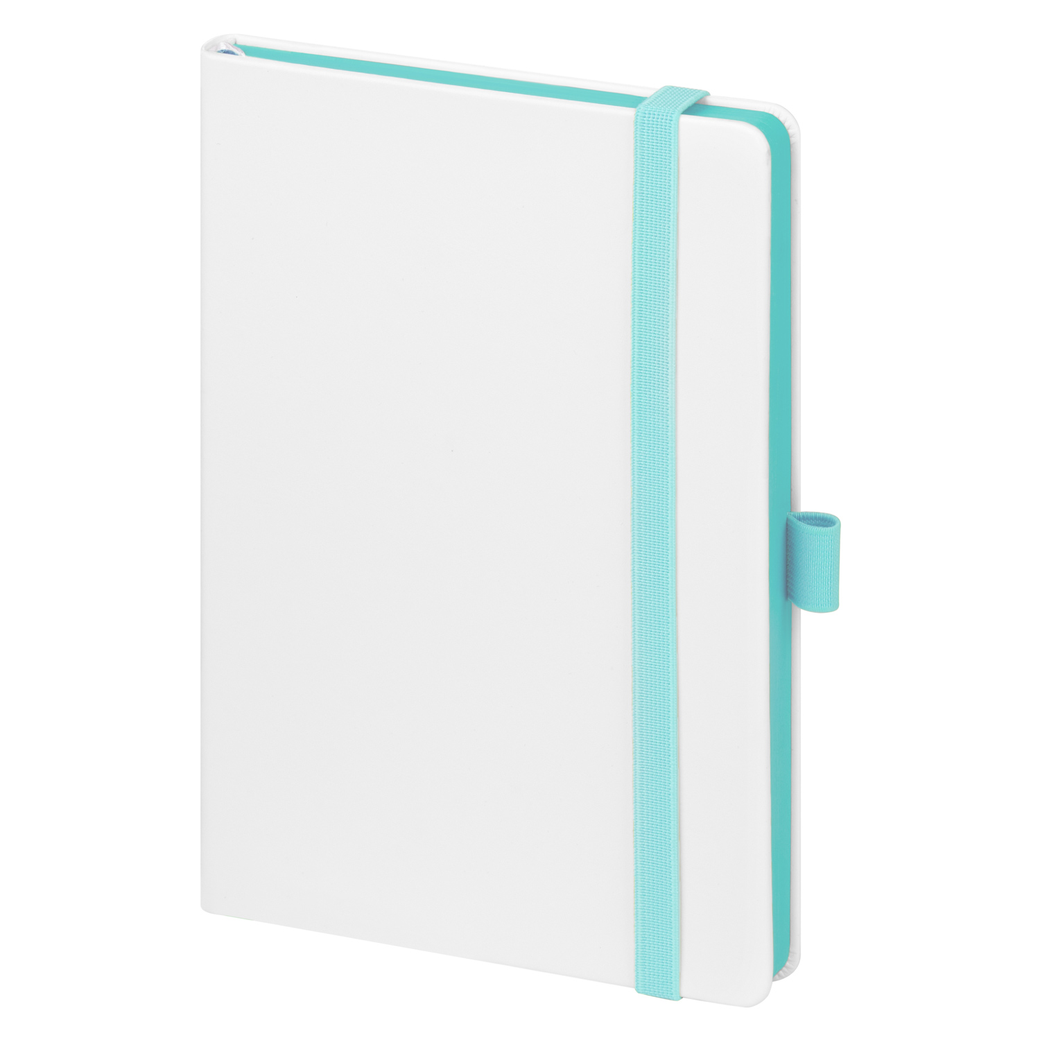 Ежедневник Arctic недатированный, белый/бирюзовый-4
