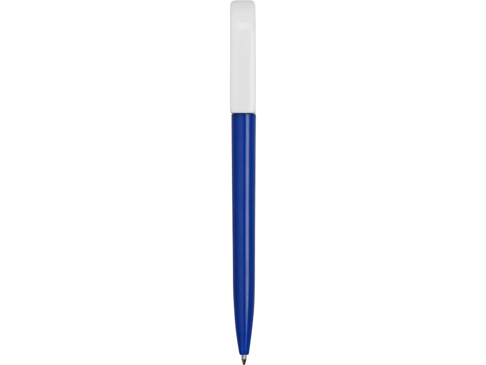 Ручка пластиковая шариковая Миллениум Color BRL, синий/белый-1