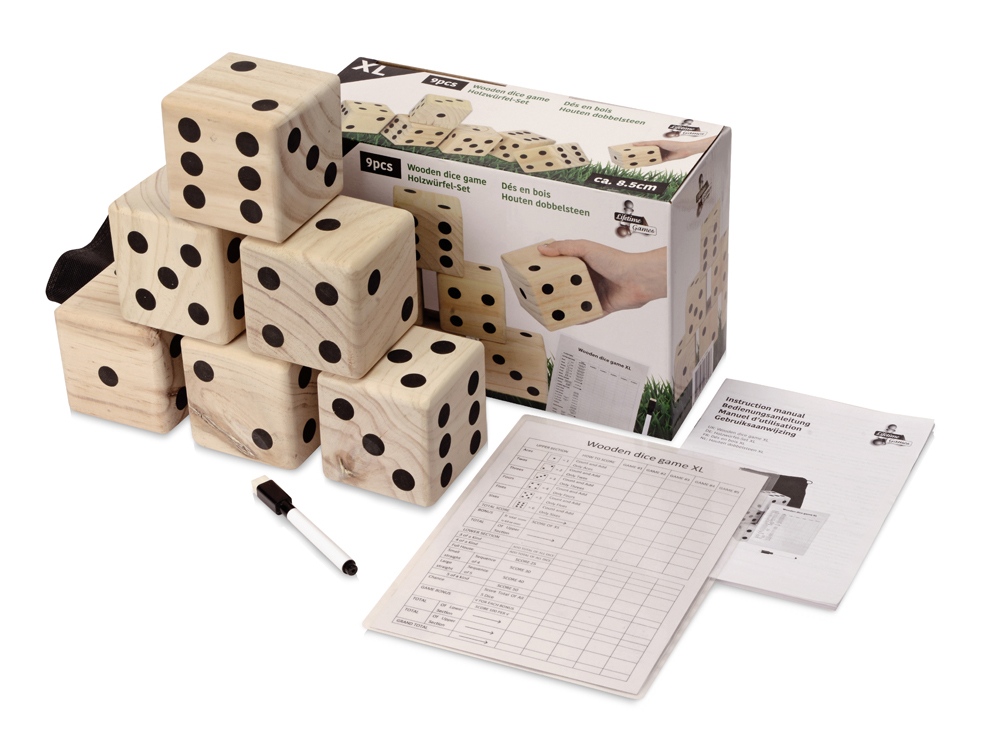 Деревянная игра в кости, XL Dice-2