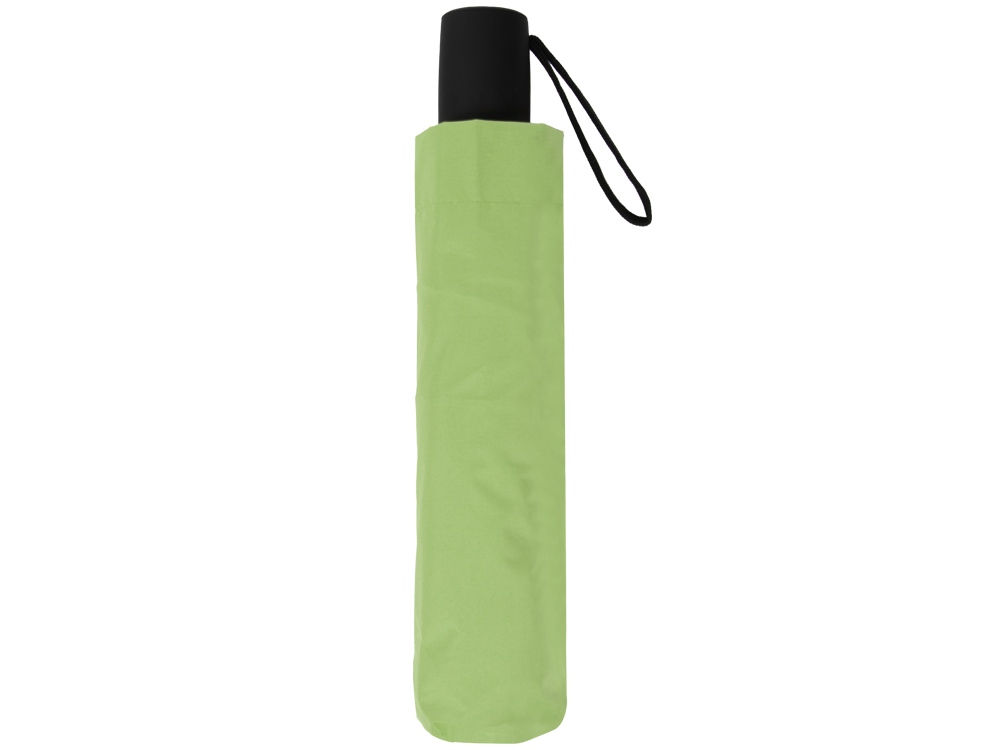 Зонт-автомат Dual с двухцветным куполом, зеленое яблоко/черный-7