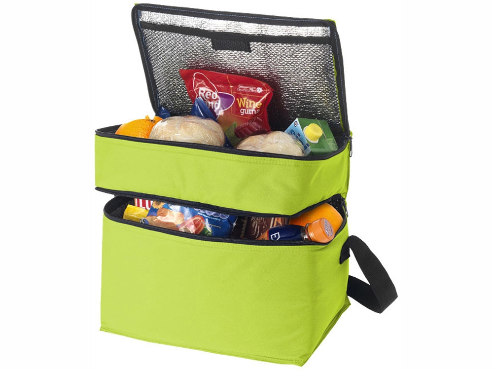 Сумка-холодильник Oslo, зеленое яблоко-0