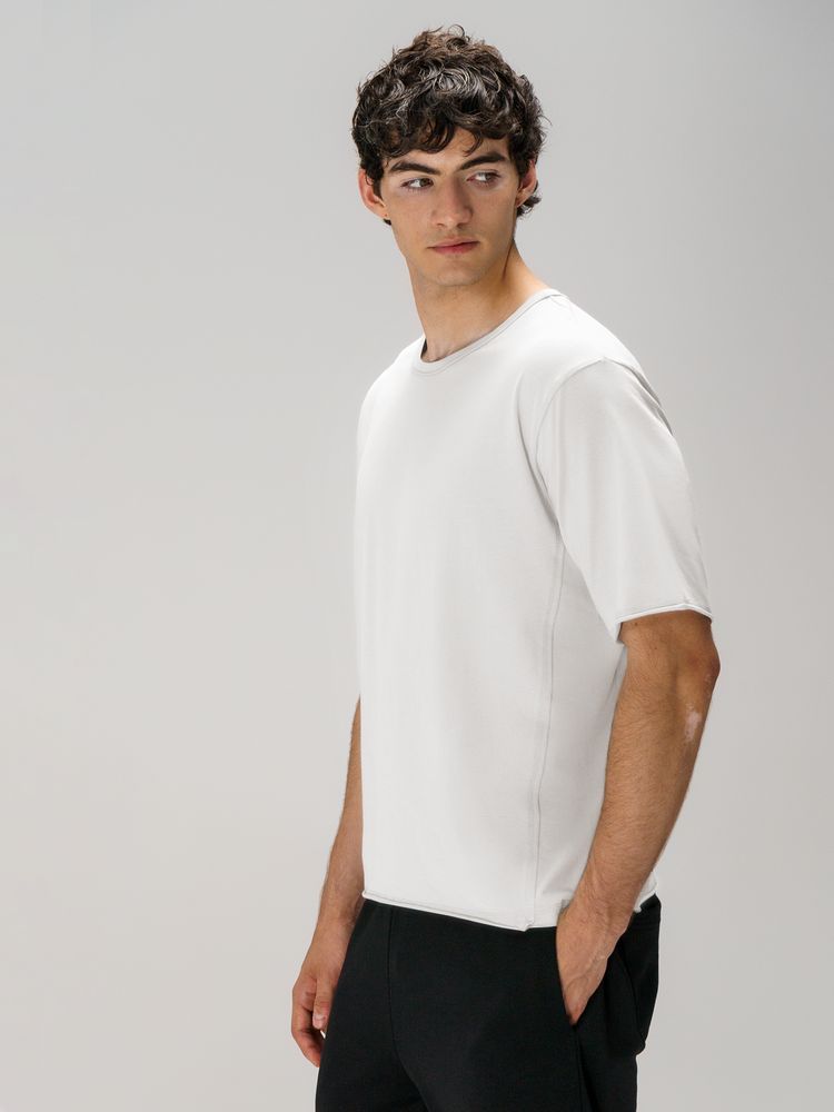 Футболка оверсайз унисекс Vozduh, молочно-белая-6