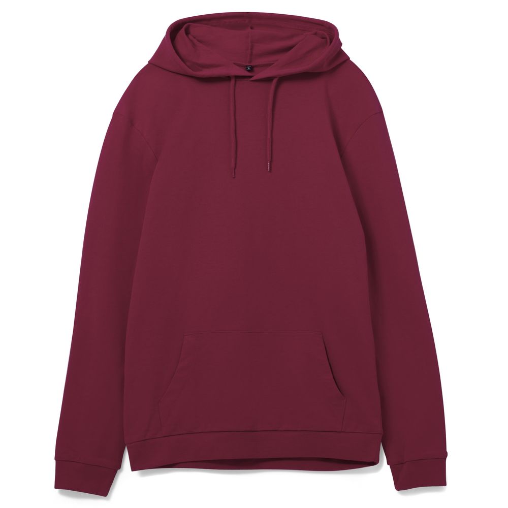 Толстовка с капюшоном унисекс Hoodie, бордовая-1