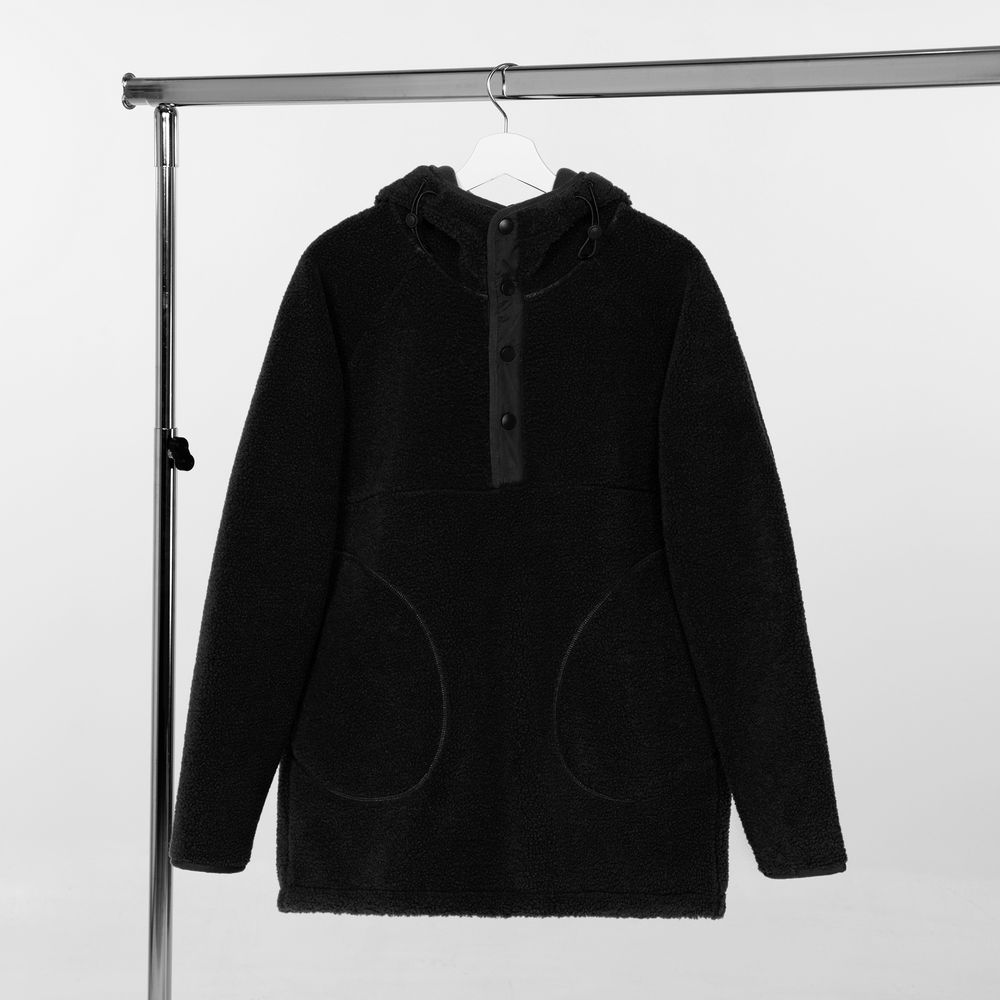 Анорак унисекс Oblako, черный-0