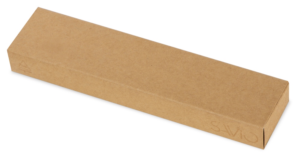 Футляр для 1 ручки из переработанного картона Recycard, натуральный-0