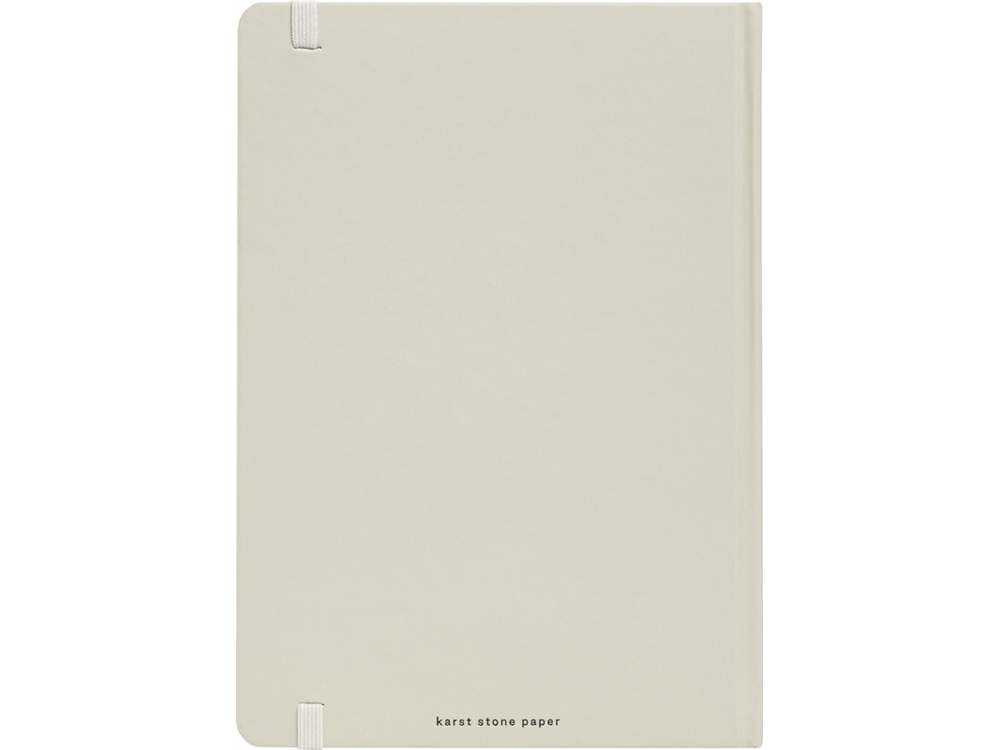 Блокнот в твердом переплете Karst формата A5, бежевый-2