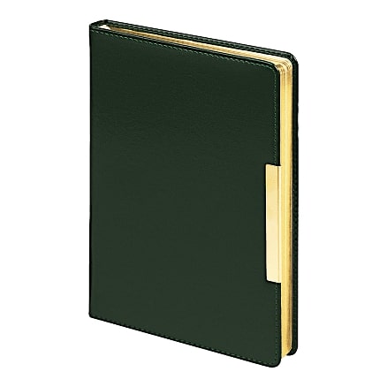 Ежедневник City Moderna Pristine А5, Зеленый/золотой-0